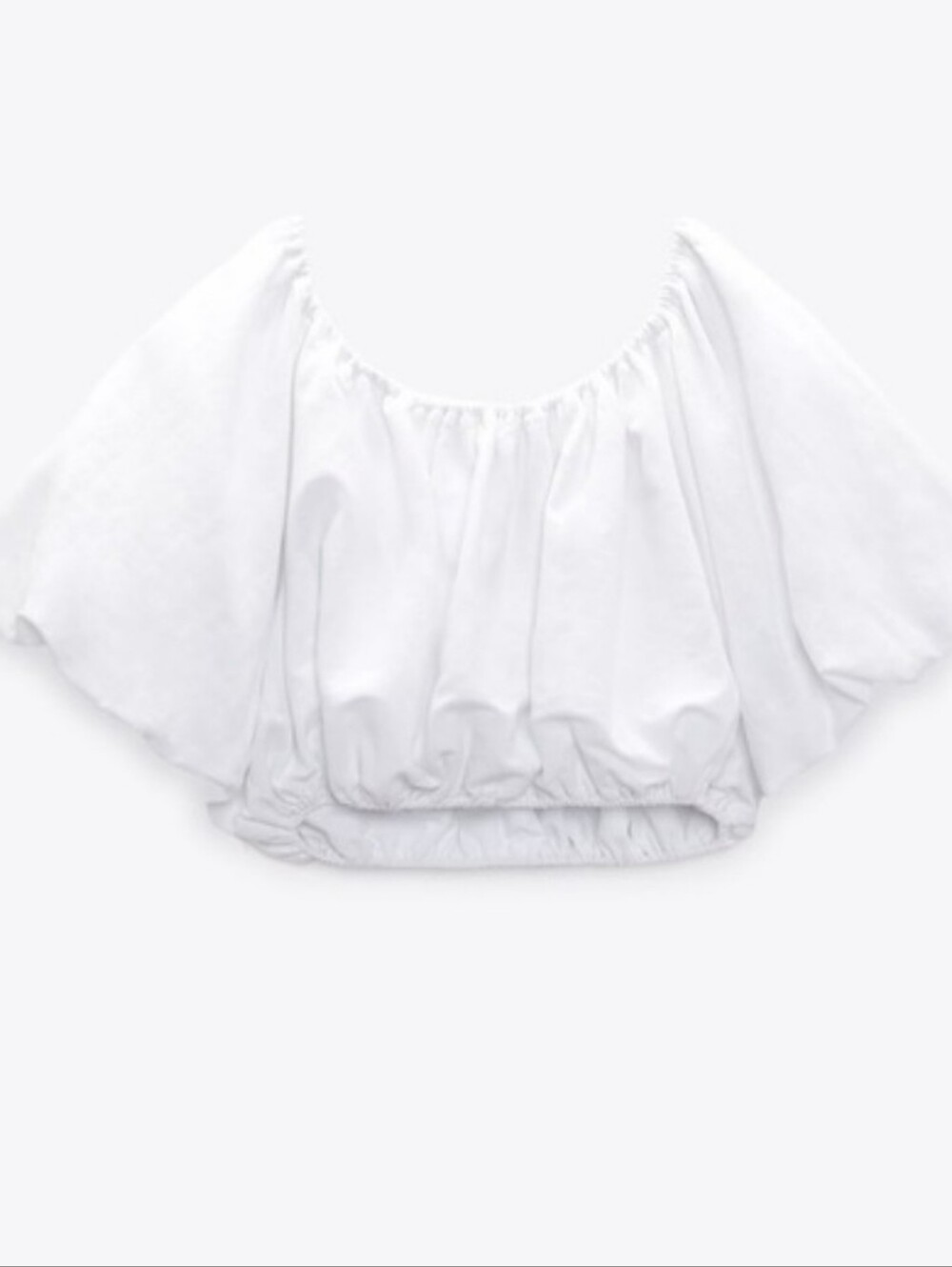 Zara Linen Crop Top NWT - Picture 7 of 15